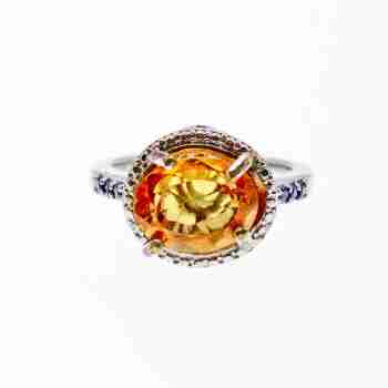 Sky Jewelry Кольцо с фианитами  Нежность