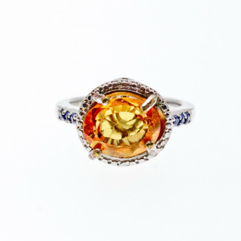 Sky Jewelry Кольцо с фианитами  Нежность