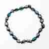 Sky Jewelry Браслет на резинке морской крашенный жемчуг  Закат