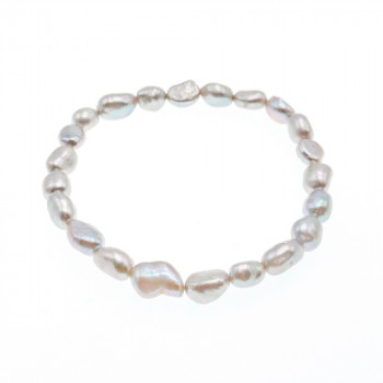 Sky Jewelry Браслет на резинке морской крашенный жемчуг  Нежность