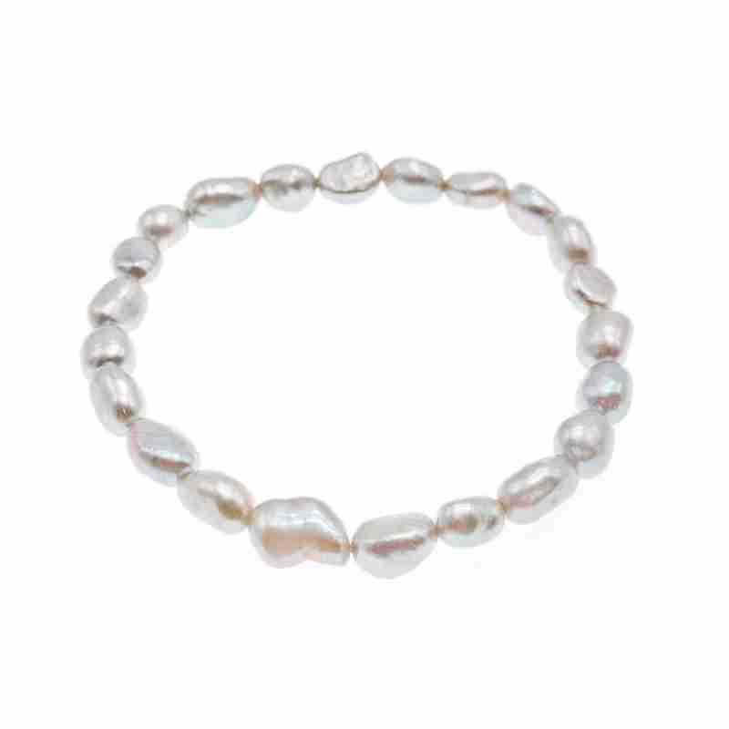 Sky Jewelry Браслет на резинке морской крашенный жемчуг  Нежность