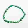 Sky Jewelry Браслет на резинке морской крашенный жемчуг  Зеленый