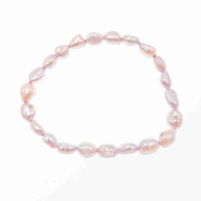 Sky Jewelry Браслет на резинке морской крашенный жемчуг  Романтика