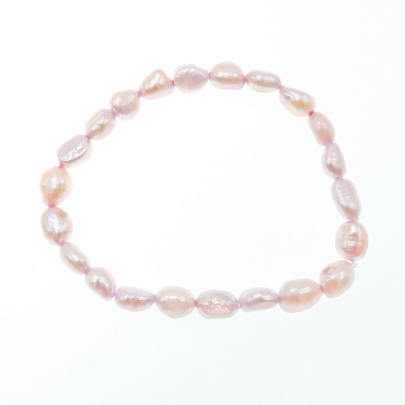 Sky Jewelry Браслет на резинке морской крашенный жемчуг  Романтика