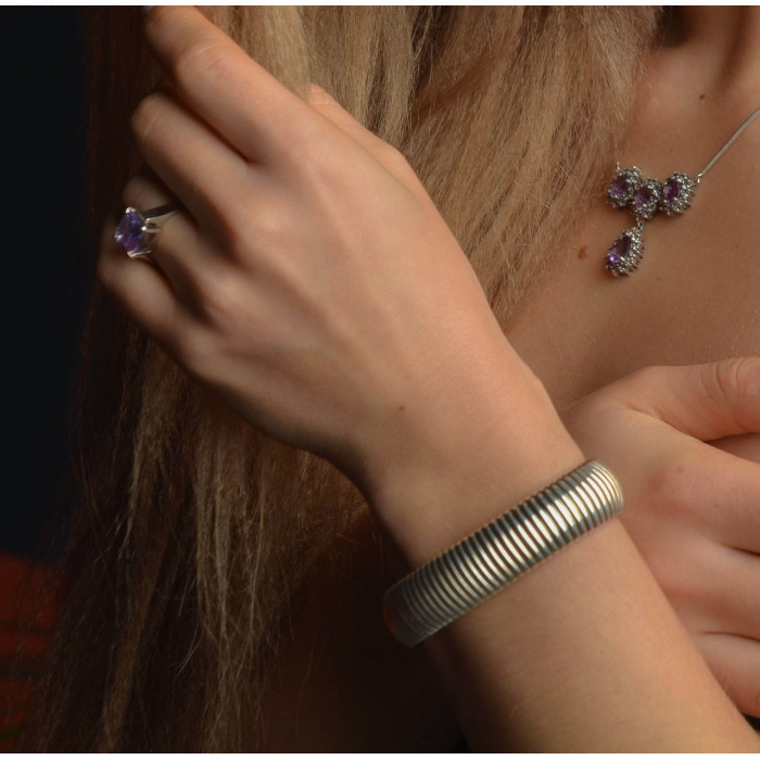 Sky Jewelry Шикарный серебряный браслет 925 пробы