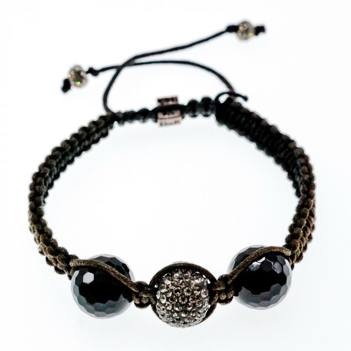 Sky Jewelry Браслет Шамбала с серебряной застежкой Midas