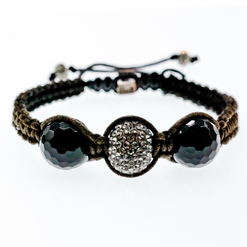 Sky Jewelry Браслет Шамбала с серебряной застежкой Midas