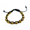 Sky Jewelry Браслет Шамбала  Золотые черепа