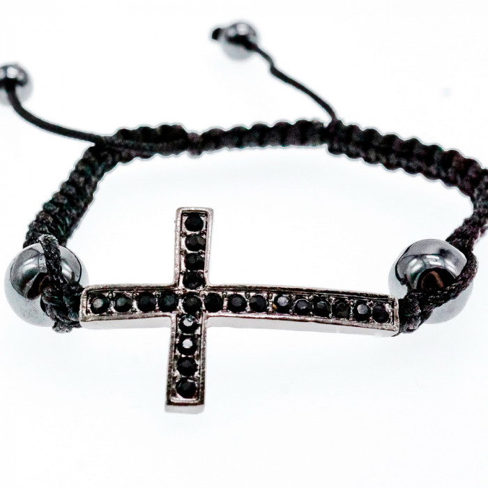 Sky Jewelry Браслет Шамбала с фианитами  Крест