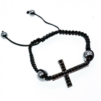 Sky Jewelry Браслет Шамбала с фианитами  Крест