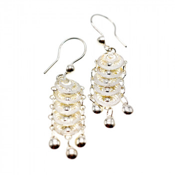 Sky Jewelry Серебряные серьги  Вечеринка