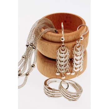 Sky Jewelry Серебряные серьги  Вечеринка