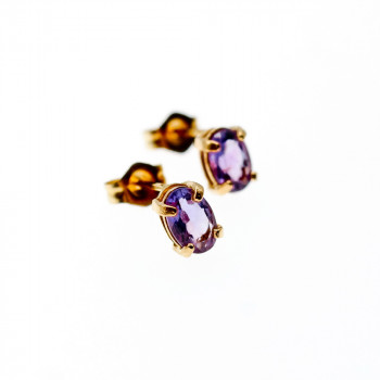 Sky Jewelry Золотые серьги с турмалином