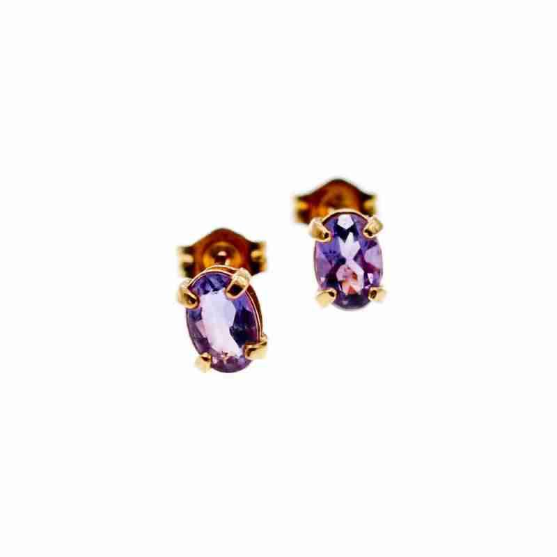 Sky Jewelry Золотые серьги с турмалином