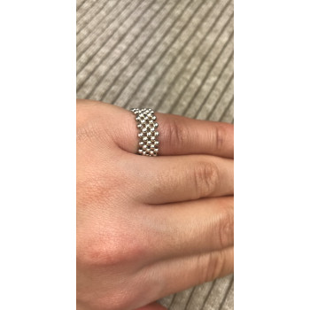 Sky Jewelry Интересное серебряное  кольцо