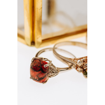 Sky Jewelry Серебряное кольцо с яшмой