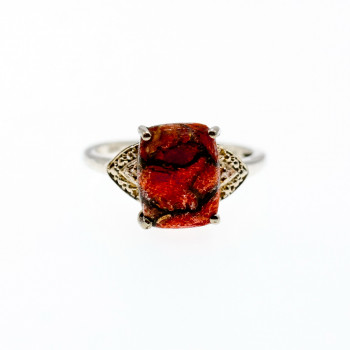 Sky Jewelry Серебряное кольцо с яшмой