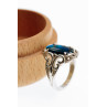 Sky Jewelry Серебряное кольцо с камнем Гелиотис