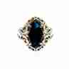 Sky Jewelry Серебряное кольцо с камнем Гелиотис