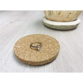 Sky Jewelry Серебряное кольцо с камнем Гошенит (берилл)