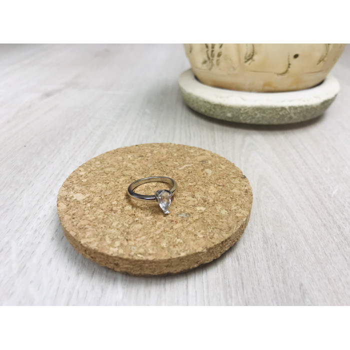 Sky Jewelry Серебряное кольцо с камнем Гошенит (берилл)