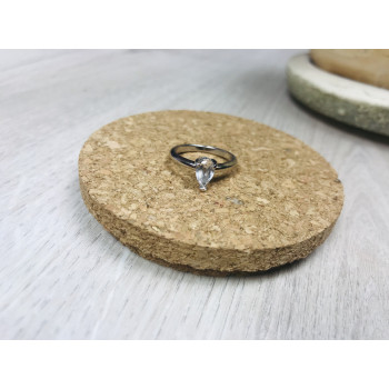 Sky Jewelry Серебряное кольцо с камнем Гошенит (берилл)