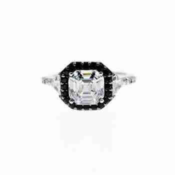 Sky Jewelry Серебряное кольцо с фианитами  Настроение