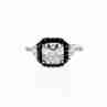 Sky Jewelry Серебряное кольцо с фианитами  Настроение