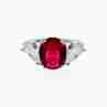 Sky Jewelry Серебряное кольцо с фианитами