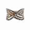 Sky Jewelry Серебряное кольцо с фианитами  Желание