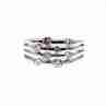 Sky Jewelry Серебряное кольцо с фианитами  Праздник