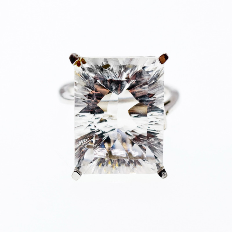 Sky Jewelry Серебряное кольцо с фианитом