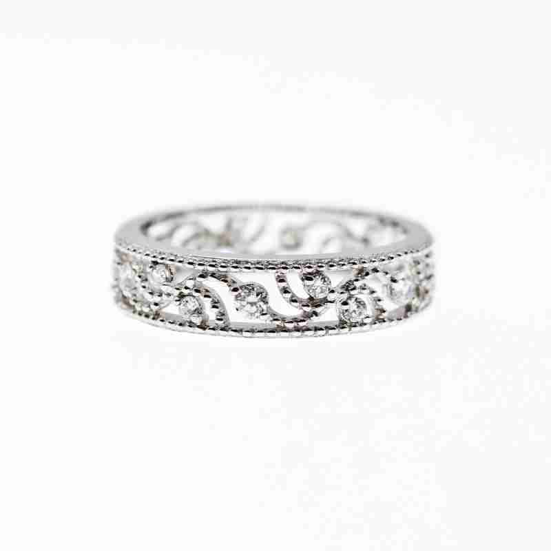 Sky Jewelry Серебряное кольцо с фианитами  Настроение