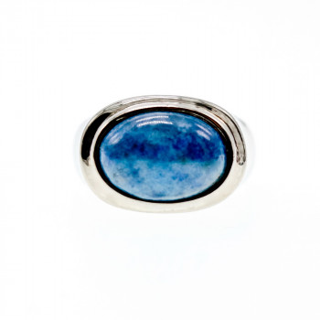 Sky Jewelry Серебряное кольцо с камнем содалит