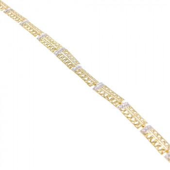 Sky Jewelry Золотой браслет  Ажур