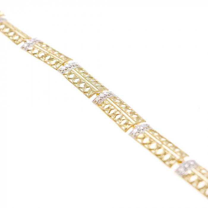 Sky Jewelry Золотой браслет  Ажур