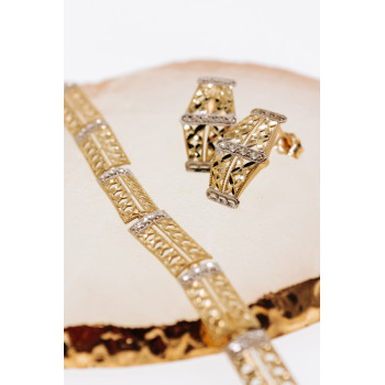 Sky Jewelry Золотой браслет  Ажур