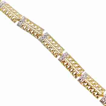 Sky Jewelry Золотой браслет  Ажур