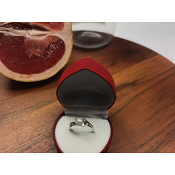 Sky Jewelry Серебряное кольцо с жемчугом