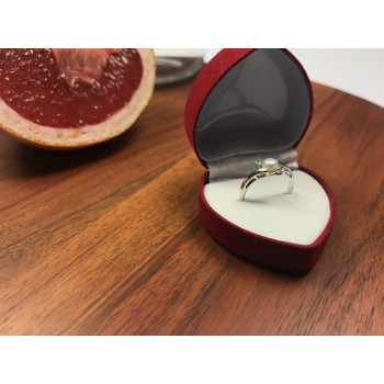 Sky Jewelry Серебряное кольцо с жемчугом