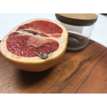 Sky Jewelry Серебряное кольцо с жемчугом