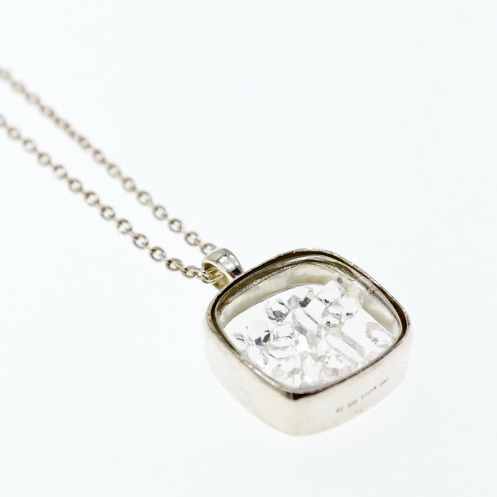 Sky Jewelry Серебряная цепочка с кулоном фианиты   Уникальность