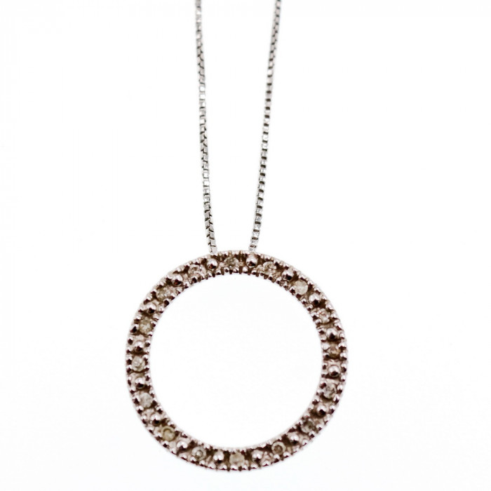 Sky Jewelry Золотой кулон с бриллиантами  Алмазный шар