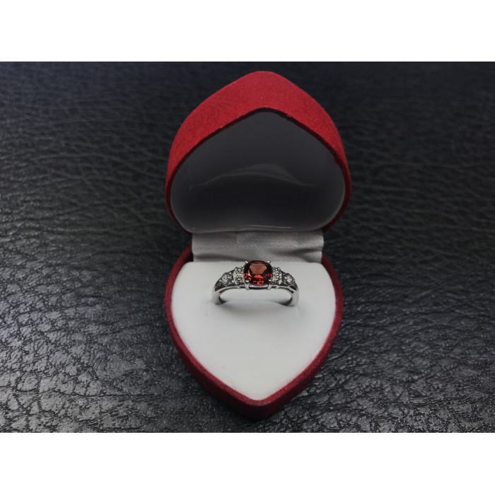 Sky Jewelry Серебряное кольцо с камнем Спессартин