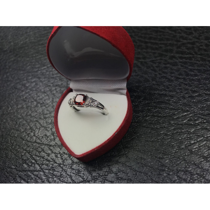 Sky Jewelry Серебряное кольцо с камнем Спессартин