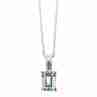 Sky Jewelry Серебряная цепочка с кулоном топаз