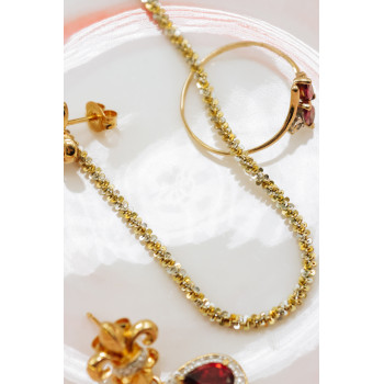 Sky Jewelry Серебряная цепочка - ожерелье в позолоте  Италия