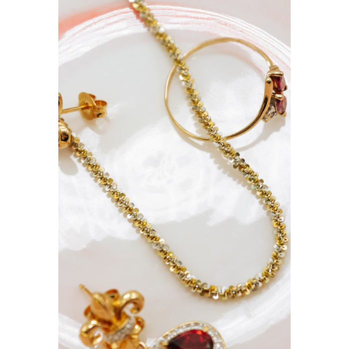 Sky Jewelry Серебряная цепочка - ожерелье в позолоте  Италия