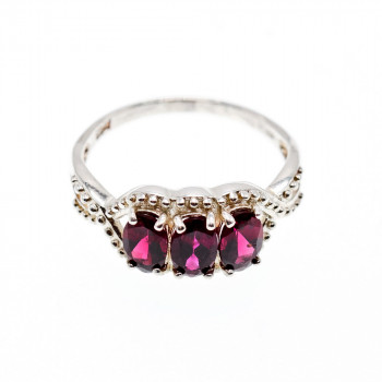 Sky Jewelry Серебряное кольцо с альмандином