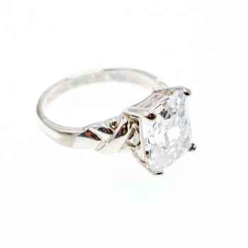 Sky Jewelry Серебряное кольцо с фианитом